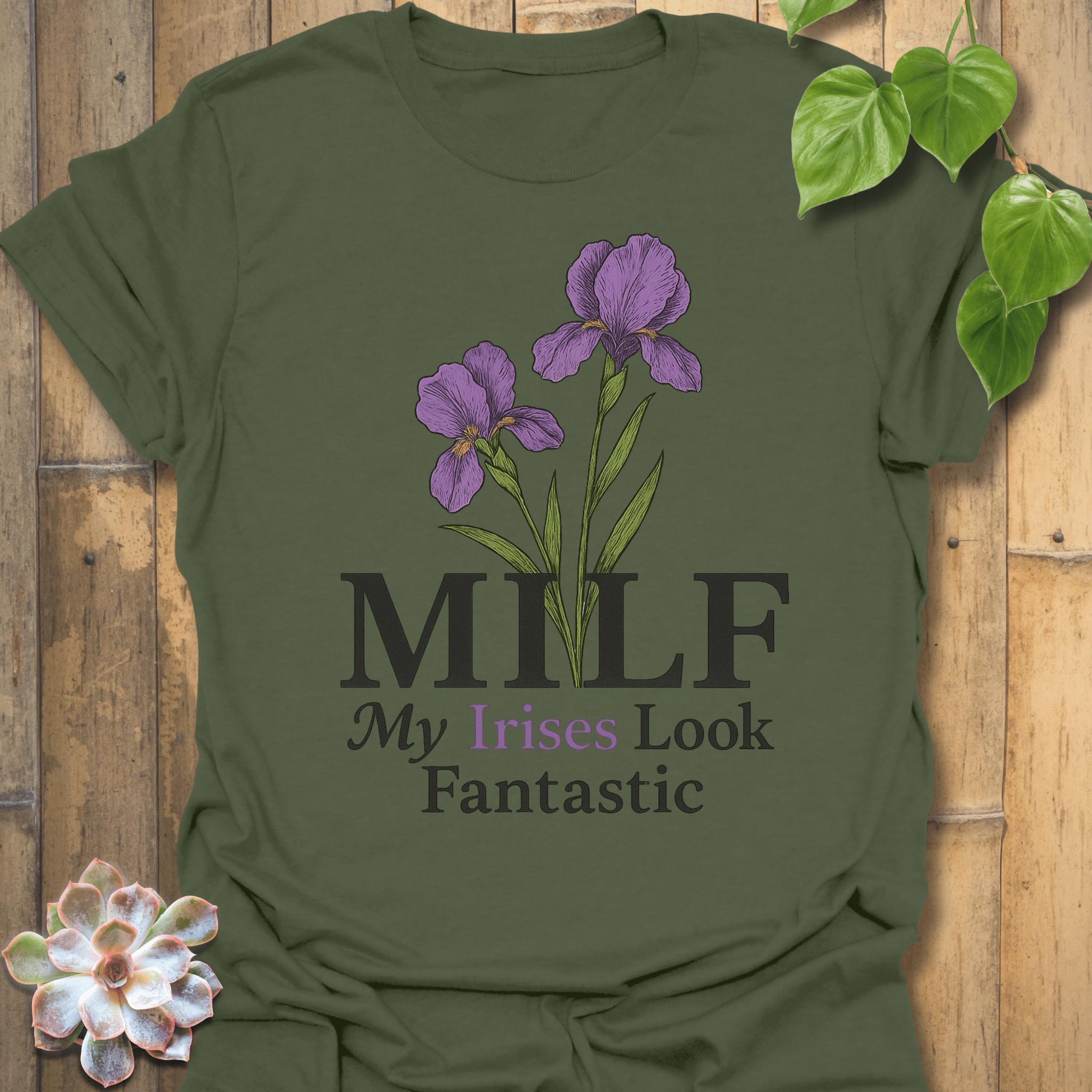 MILF T-shirt Military Green / S T-Shirt
