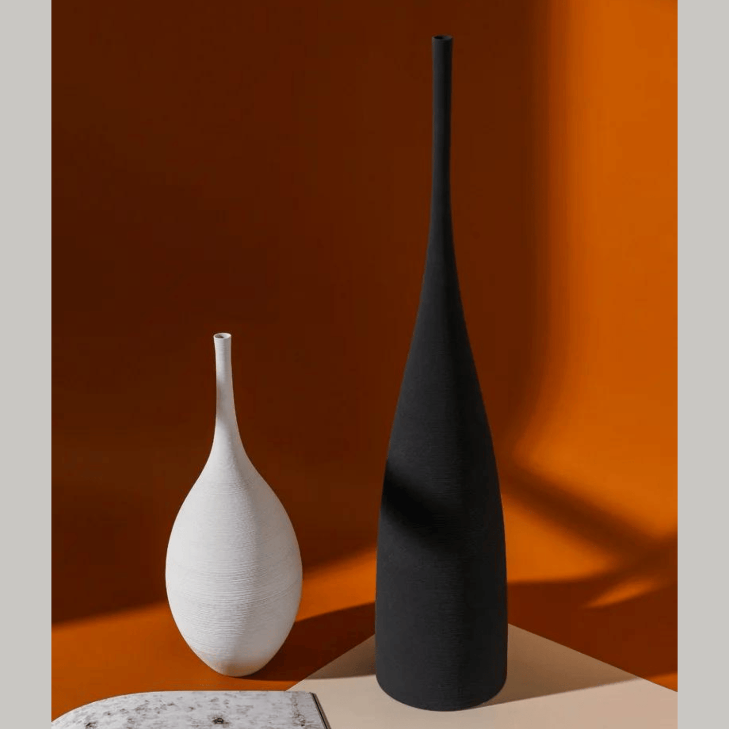 Minimalist Zenith Ceramic Vase – Handcrafted Elegance in Monochrome vase