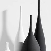 Minimalist Zenith Ceramic Vase – Handcrafted Elegance in Monochrome vase
