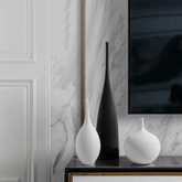 Minimalist Zenith Ceramic Vase – Handcrafted Elegance in Monochrome vase