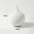 Minimalist Zenith Ceramic Vase – Handcrafted Elegance in Monochrome White 17cm vase