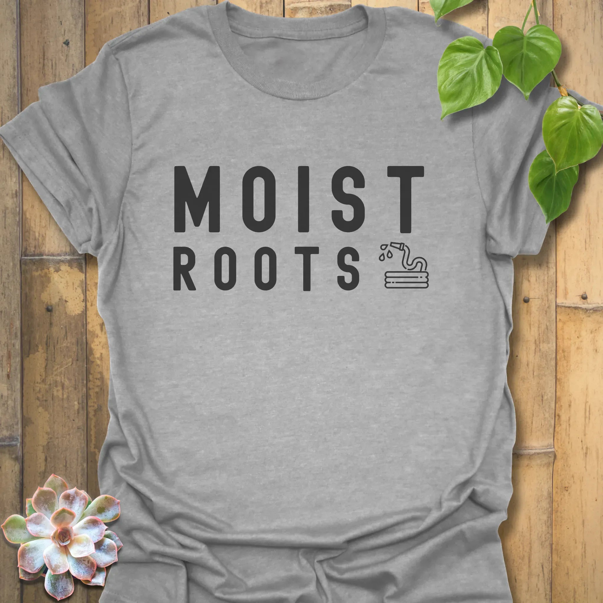 Moist Roots T-shirt Sport Grey / S T-Shirt