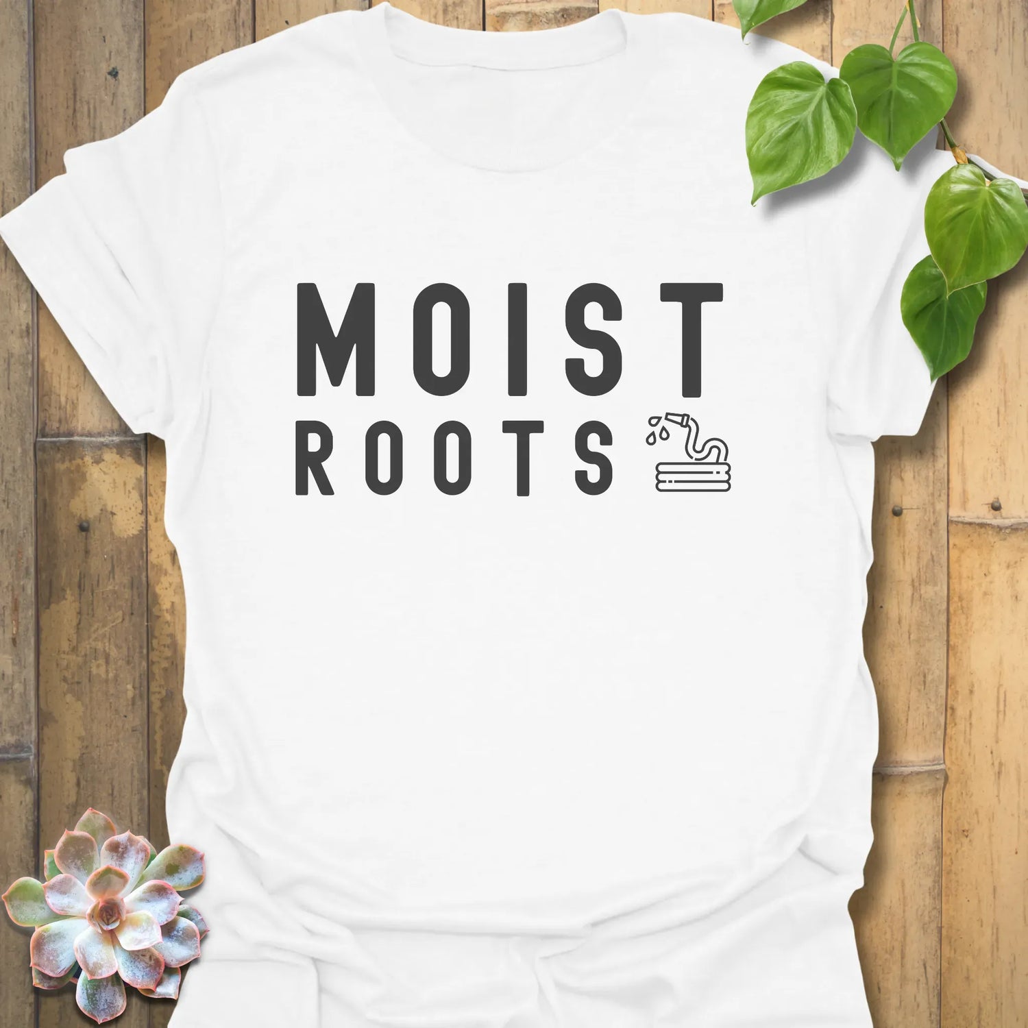 Moist Roots T-shirt White / S T-Shirt