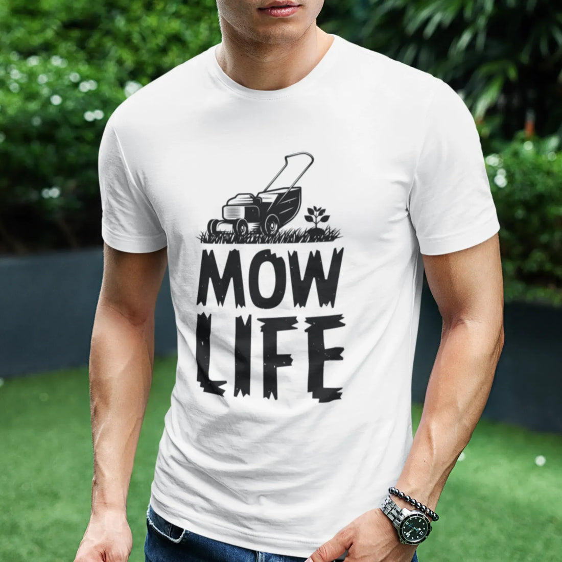 Mow Life T-shirt White / S T-Shirt