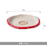 Mushroom Ceramic Tableware 301-400ml / Flat Ceramic Mugs