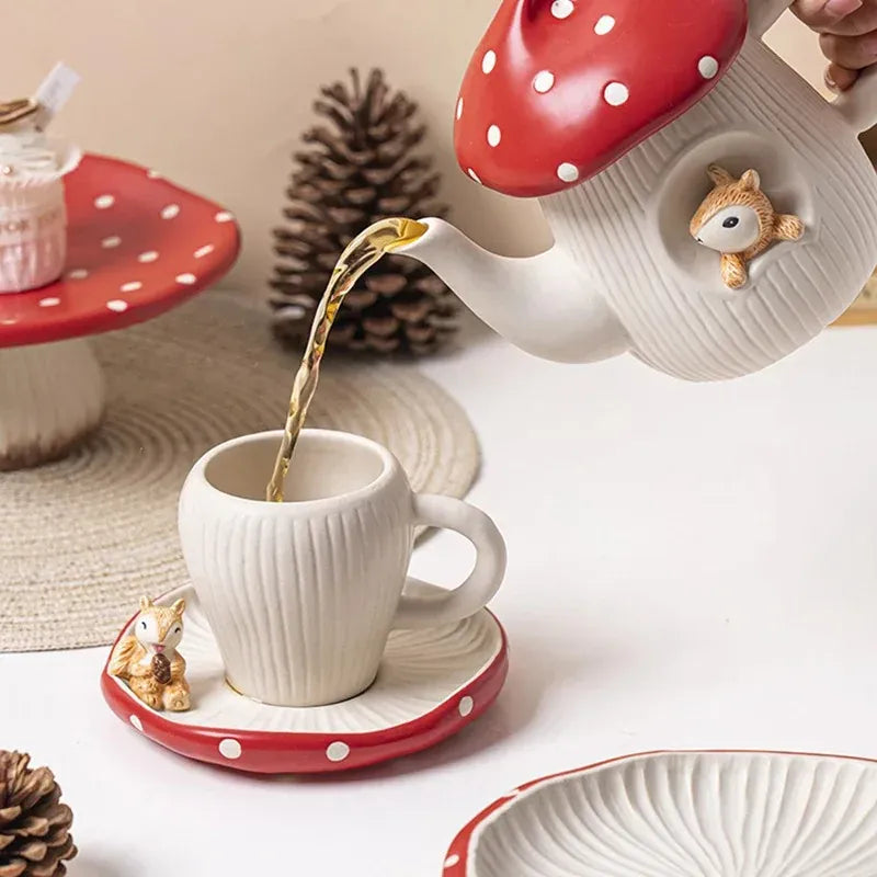Mushroom Ceramic Tableware Ceramic Mugs