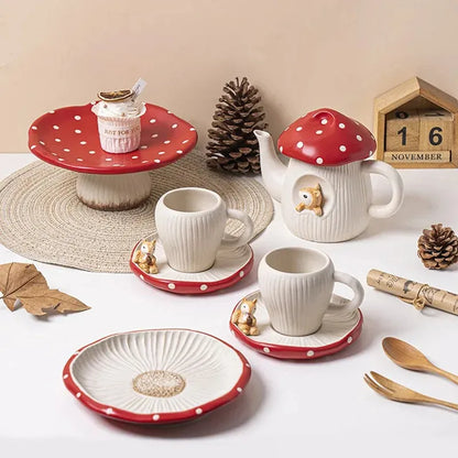Mushroom Ceramic Tableware Ceramic Mugs