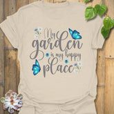My Garden Is My Happy Place Fun T-shirt Natural / S T-Shirt