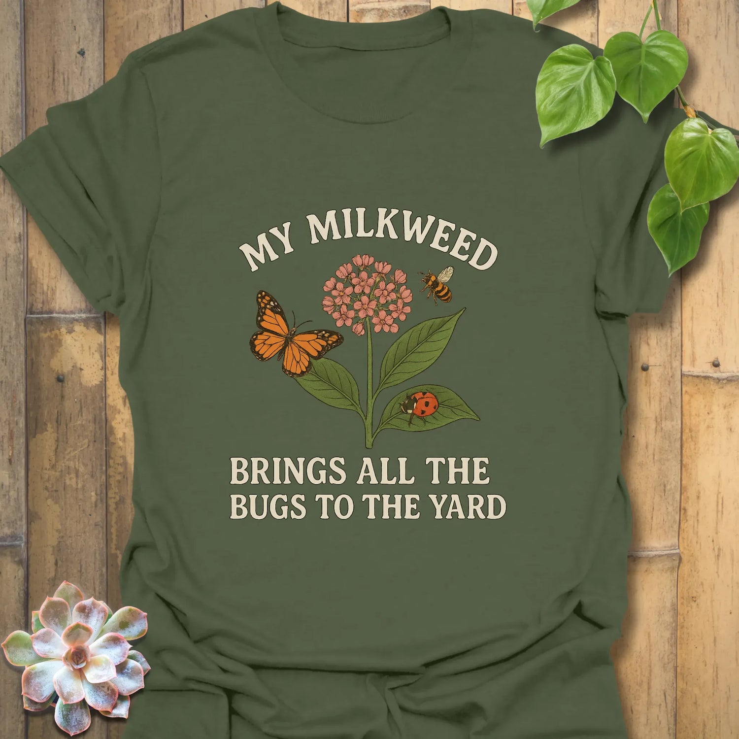 My Milkweed T-shirt Military Green / S T-Shirt