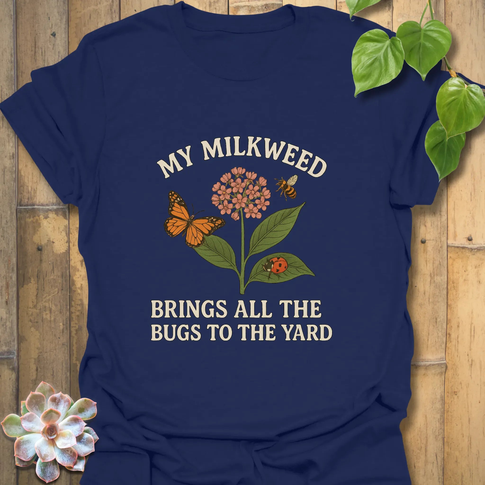 My Milkweed T-shirt Navy / S T-Shirt