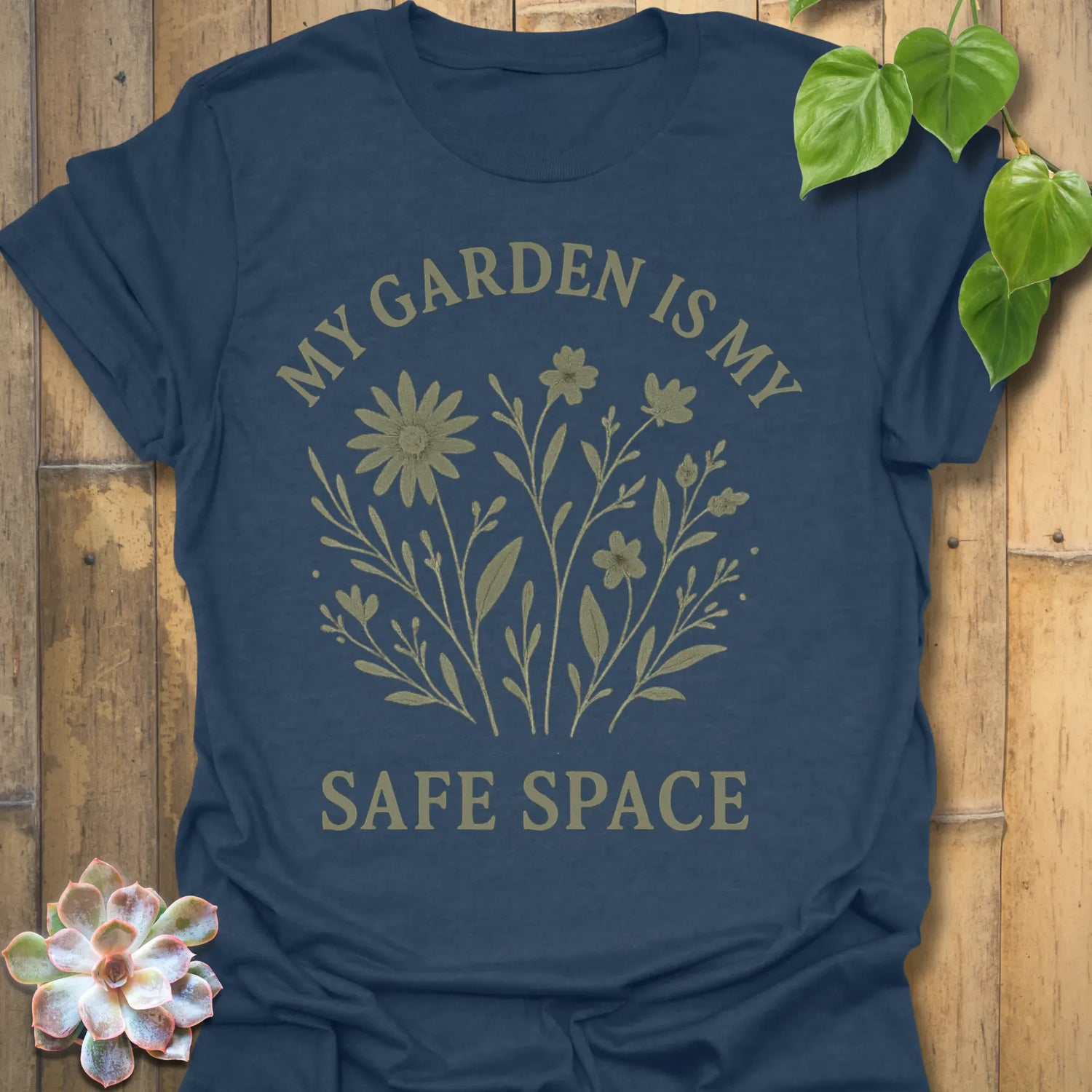 My Safe Place T-Shirt Heather Navy / S T-Shirt