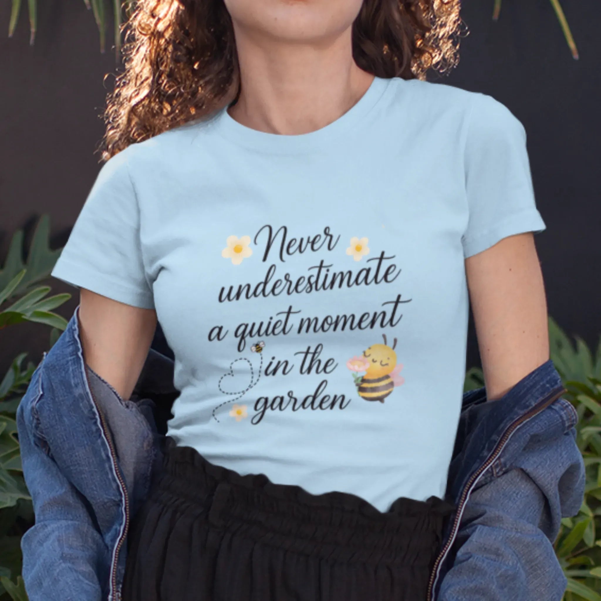 Never Underestimate T-shirt Light Blue / S T-Shirt