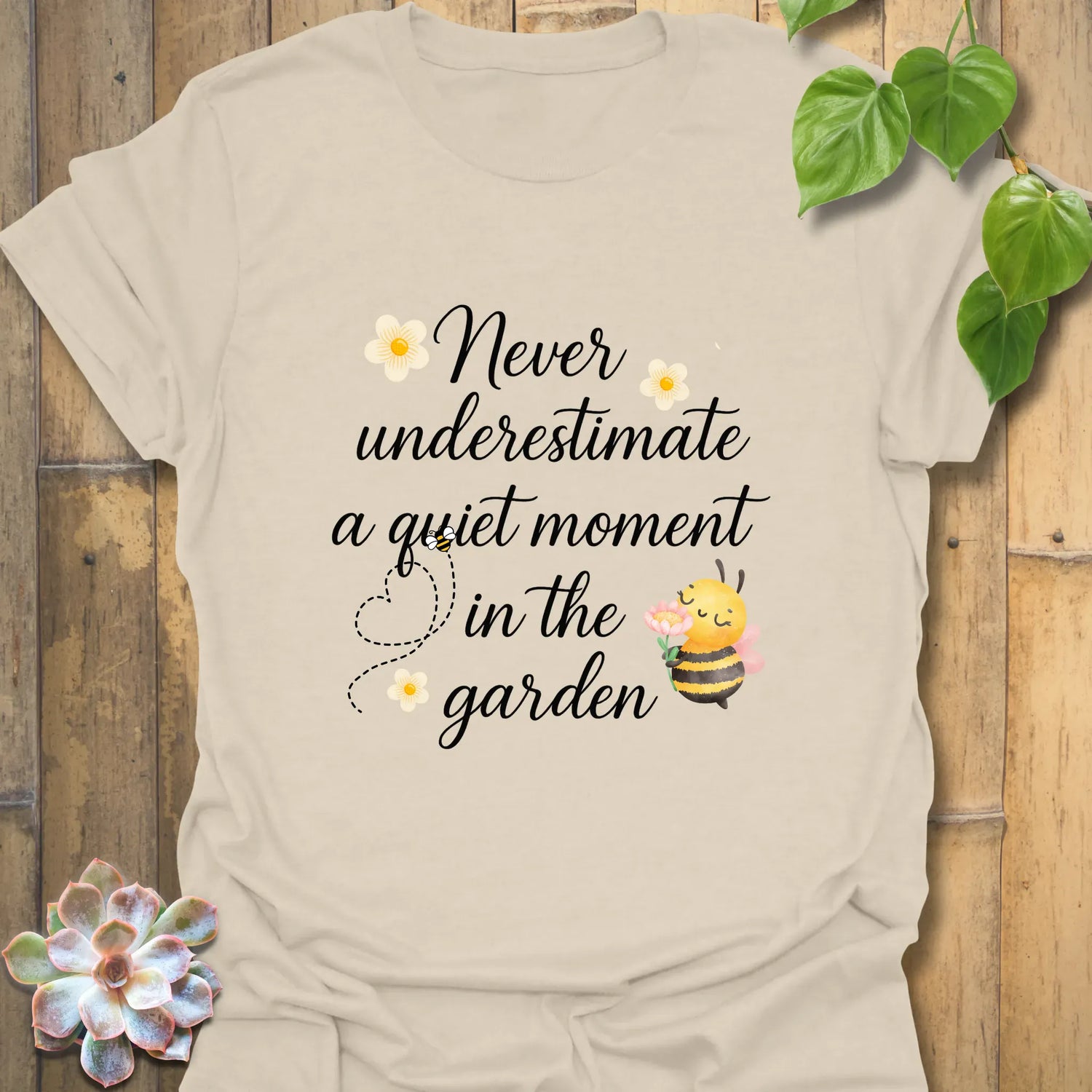 Never Underestimate T-shirt Natural / S T-Shirt
