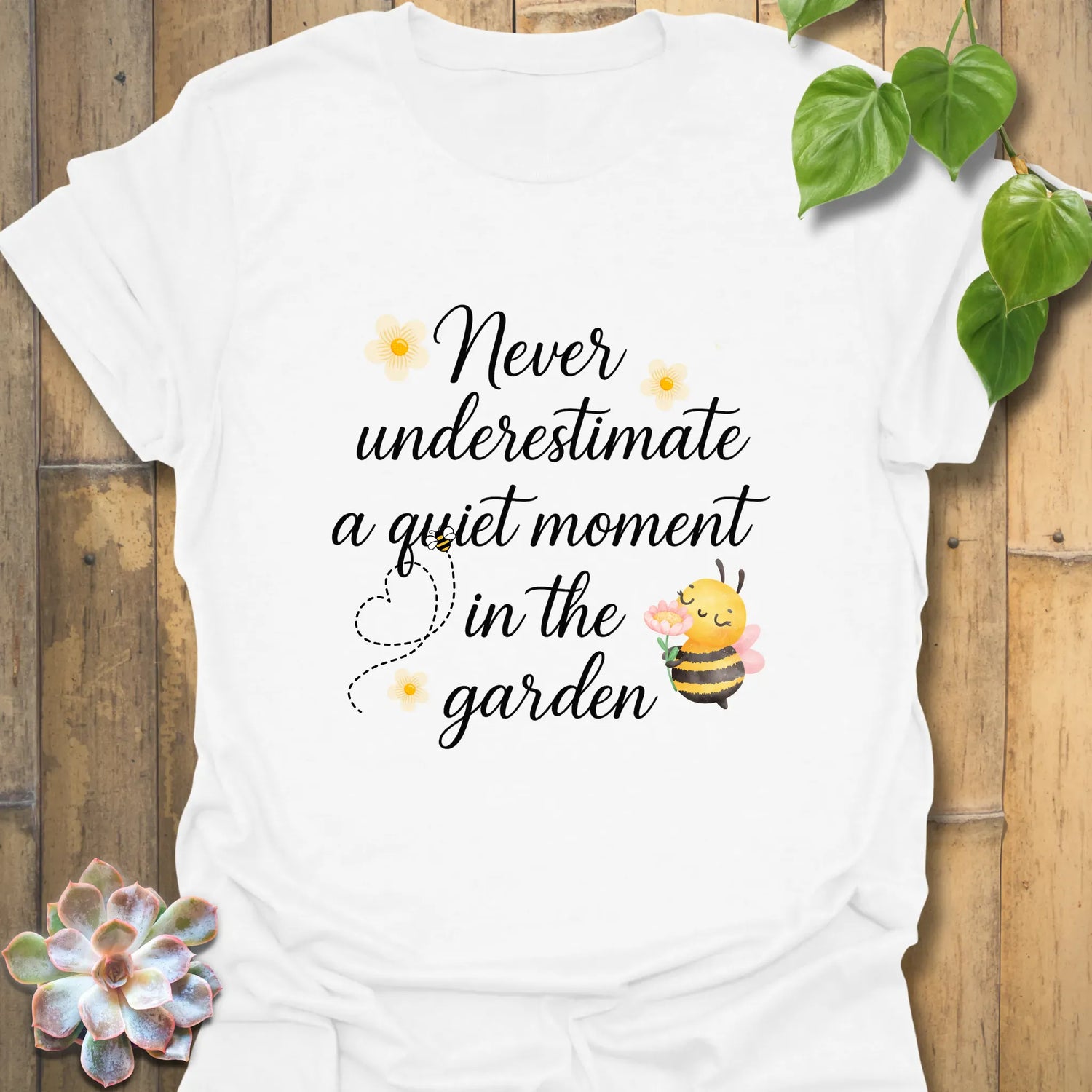Never Underestimate T-shirt White / S T-Shirt