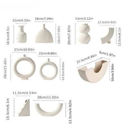 Nordic Ceramic Vase - Various Options Flower Vase