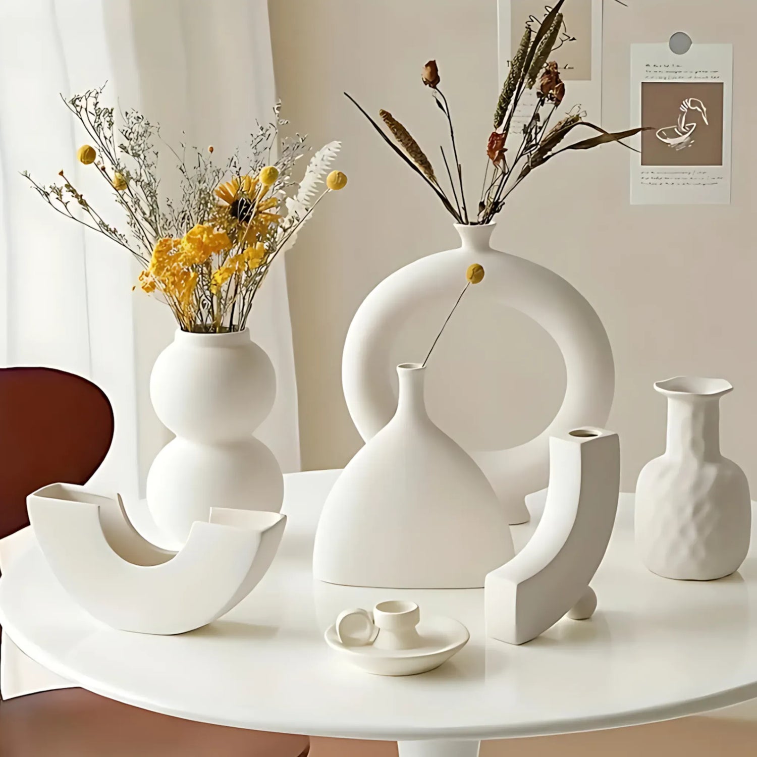 Nordic Ceramic Vase - Various Options Flower Vase