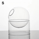 Nordic Minimalist Sphere Vase | Multicolour Borosilicate Glass 01 vase
