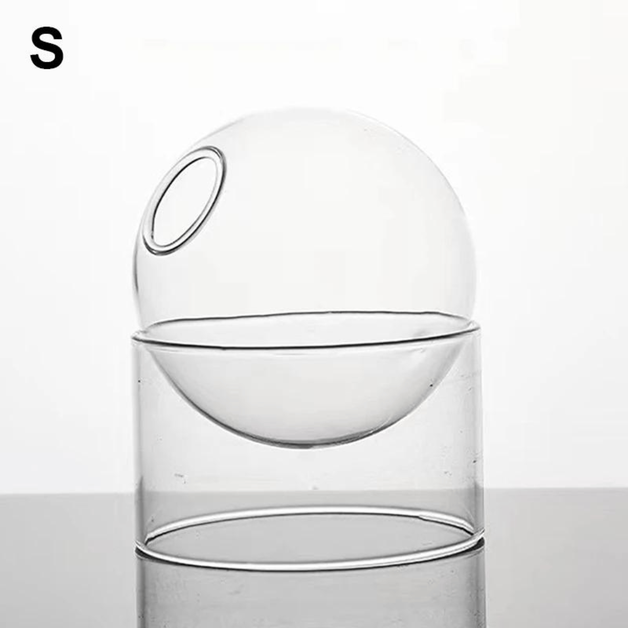 Nordic Minimalist Sphere Vase | Multicolour Borosilicate Glass 01 vase