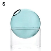 Nordic Minimalist Sphere Vase | Multicolour Borosilicate Glass 11 vase