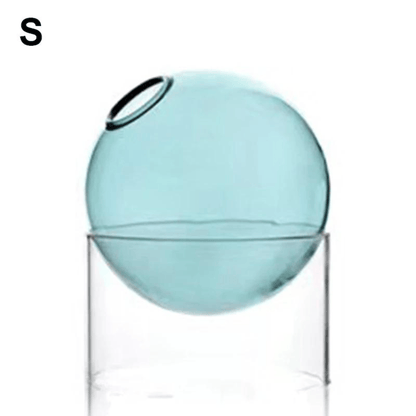 Nordic Minimalist Sphere Vase | Multicolour Borosilicate Glass 11 vase