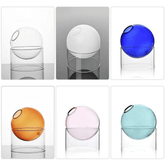 Nordic Minimalist Sphere Vase | Multicolour Borosilicate Glass vase