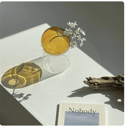 Nordic Minimalist Sphere Vase | Multicolour Borosilicate Glass vase