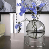 Nordic Minimalist Sphere Vase | Multicolour Borosilicate Glass vase