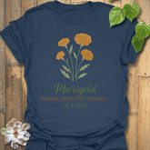 October Marigold T-shirt Heather Navy / S T-Shirt