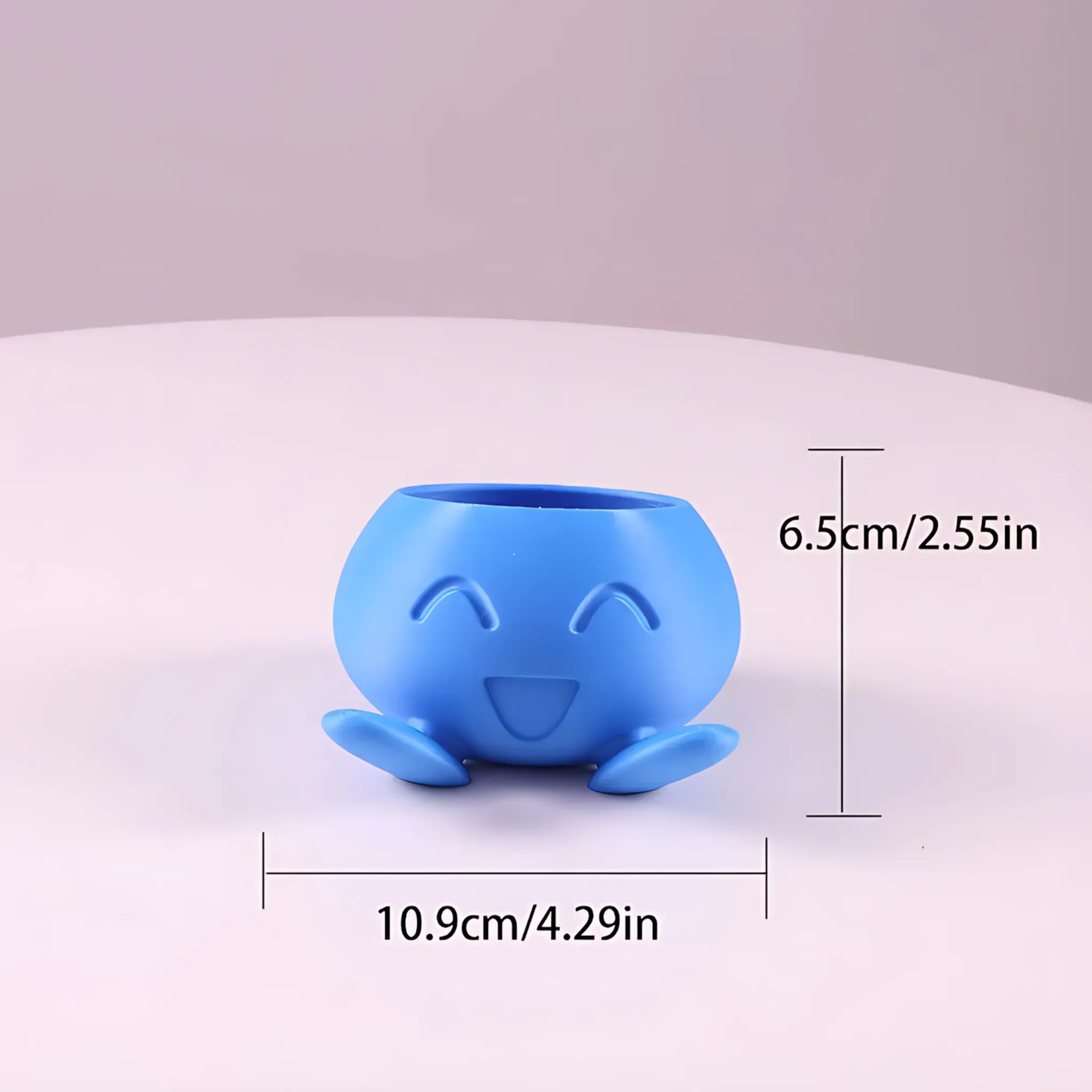 Oddish Planter - Cute Succulent Flower Pot for Home Decor Blue / S Pot Plant Holder