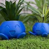 Oddish Planter - Cute Succulent Flower Pot for Home Decor Blue / S Pot Plant Holder
