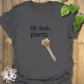 Oh Look Plants T-shirt Charcoal / S T-Shirt