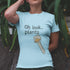 Oh Look Plants T-shirt Light Blue / S T-Shirt