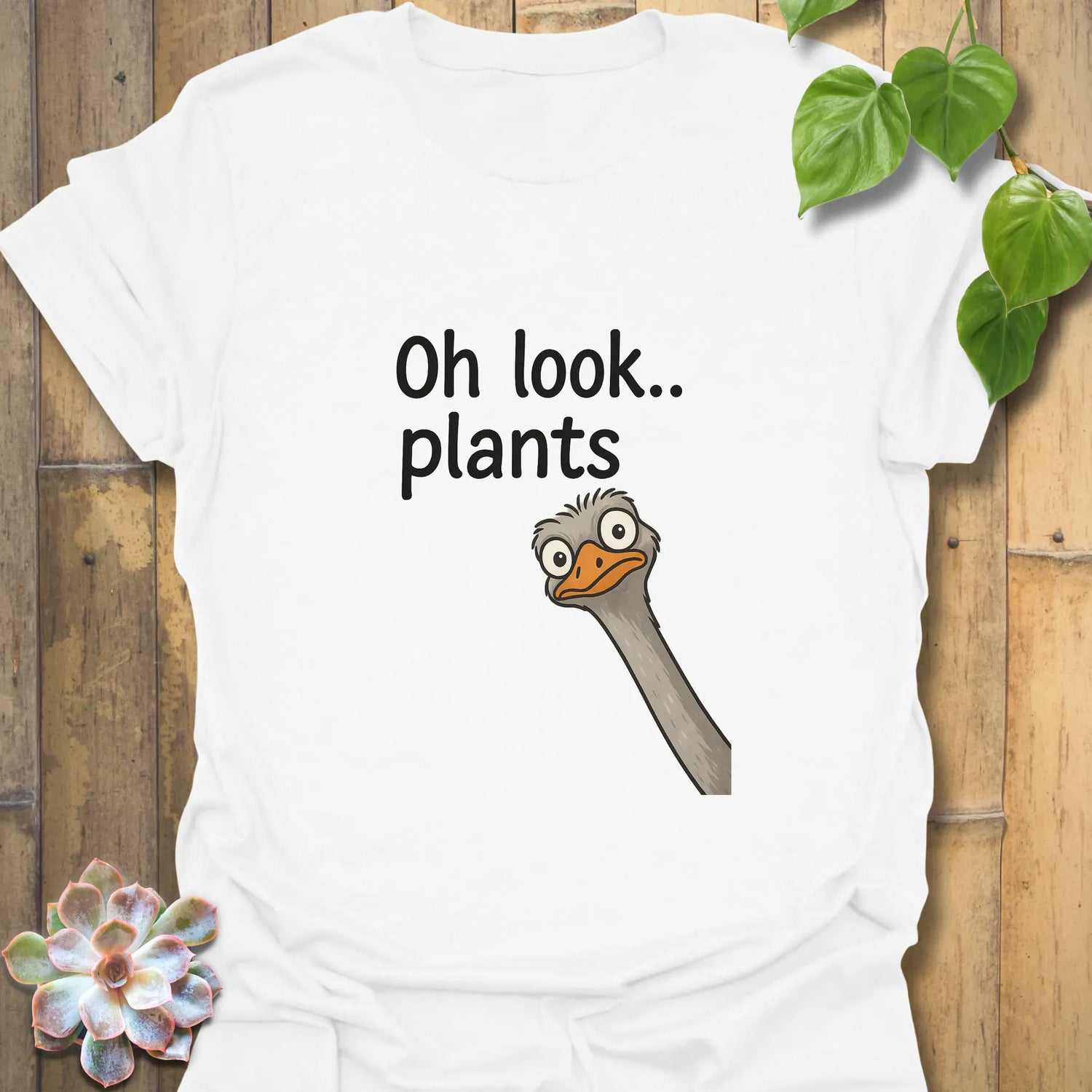 Oh Look Plants T-shirt White / S T-Shirt