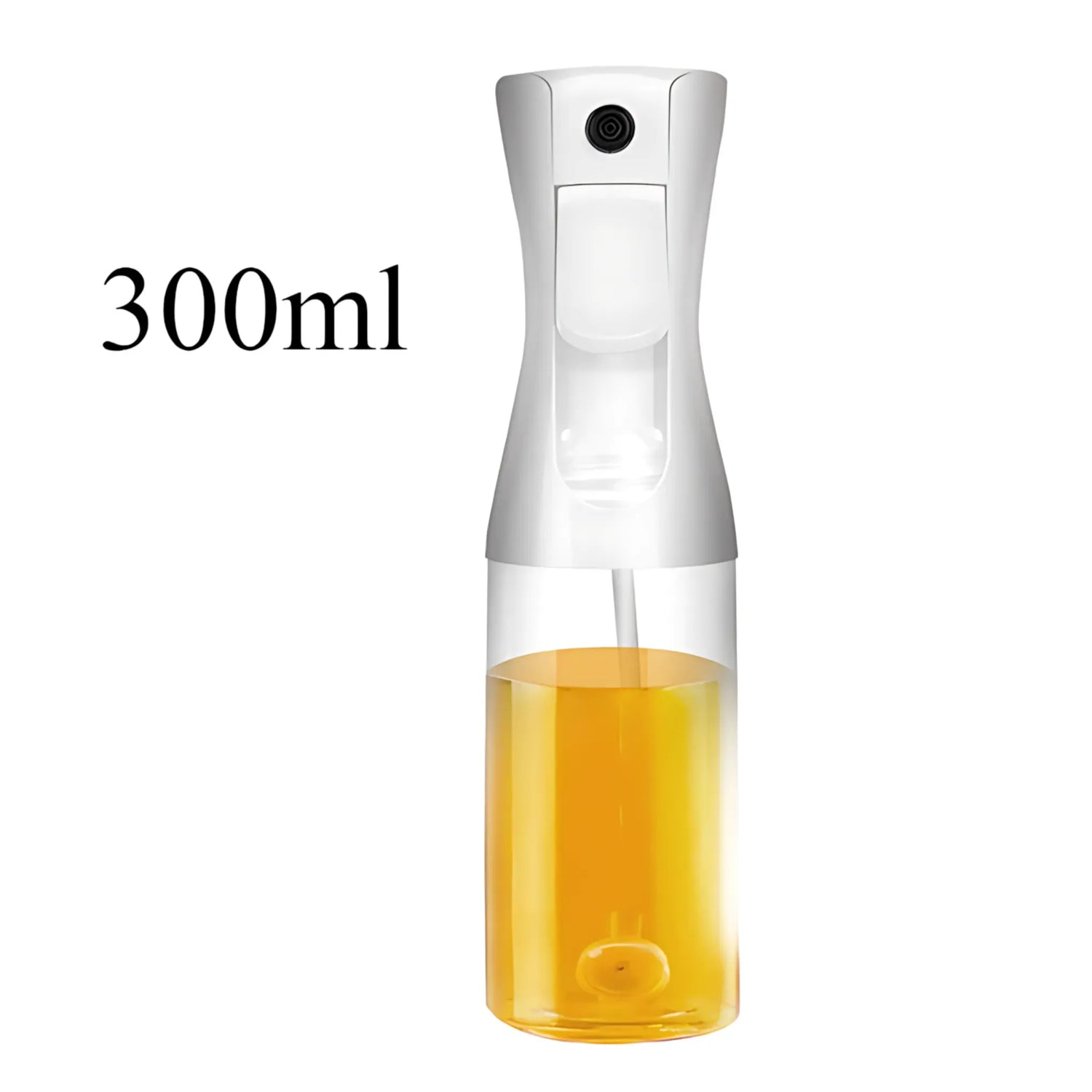 Oil Sprayer - Refillable Glass Bottle for Cooking &amp; BBQ 300ml white / CHINA Oil Dispenser