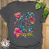 Painted Petals T-shirt Charcoal / S T-Shirt