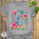 Painted Petals T-shirt Sport Grey / S T-Shirt