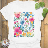 Painted Petals T-shirt White / S T-Shirt