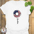 Patriotic Sunflower T-shirt White / S T-Shirt