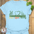 Peace Love Mowing T-shirt Light Blue / S T-Shirt