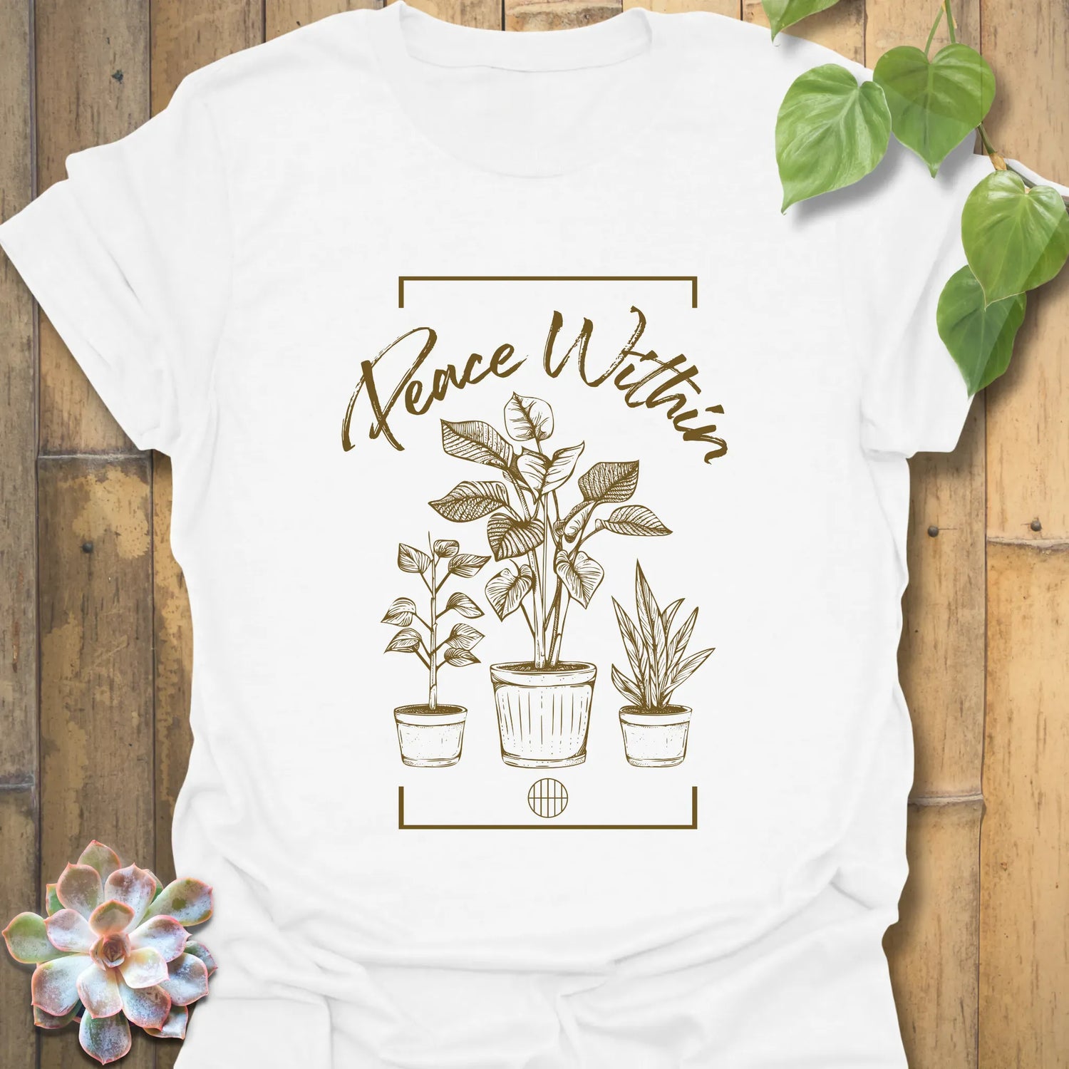 Peace Within T-shirt White / S T-Shirt