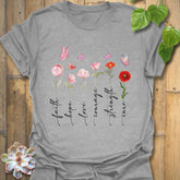 Petals Of Strength T-shirt Sport Grey / S T-Shirt