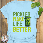 Pickles Make Me Better T-shirt Light Blue / S T-Shirt