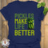 Pickles Make Me Better T-shirt Navy / S T-Shirt