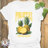 Pineapples Tropical Delight T-Shirt White / S T-Shirt