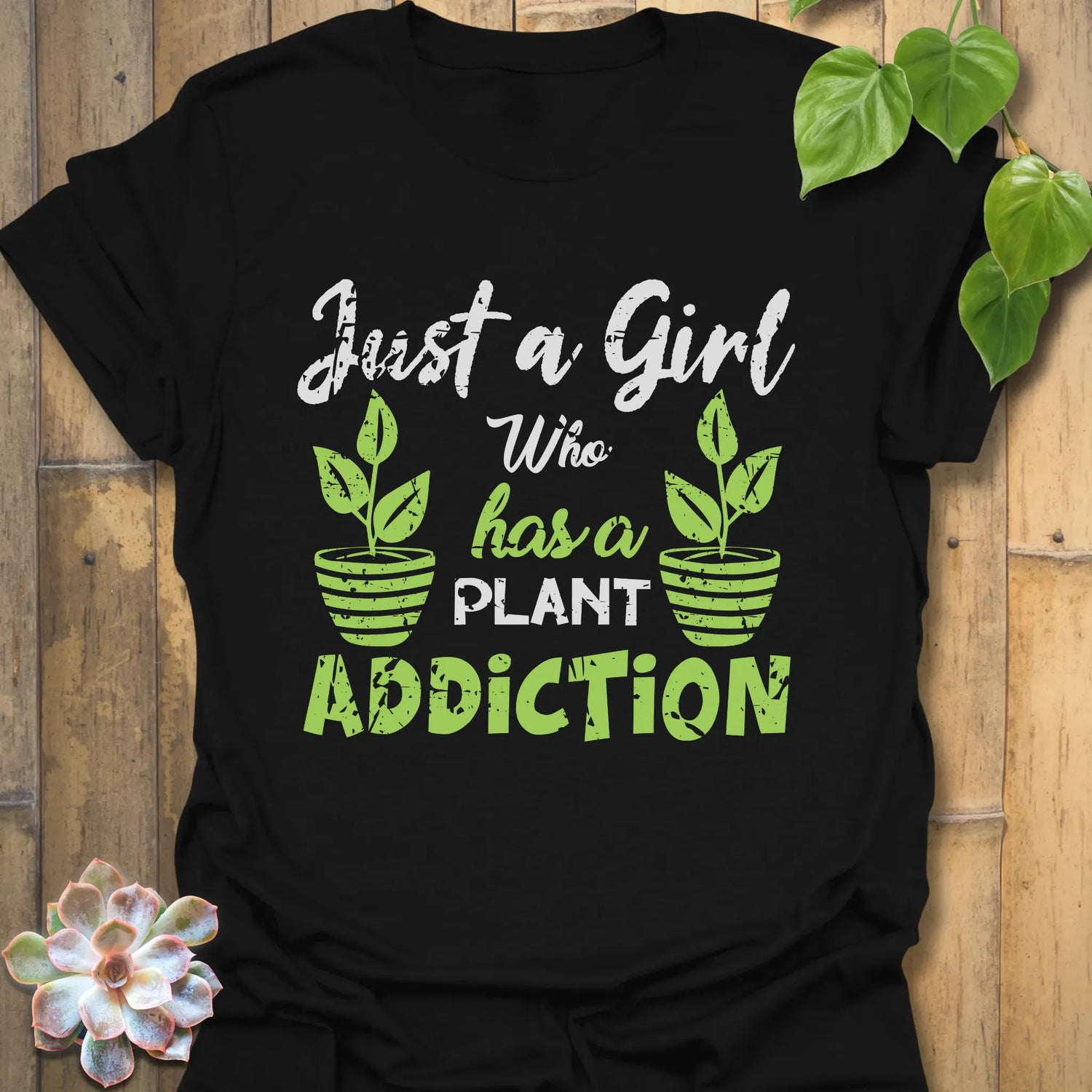 Plant Addiction T-shirt Black / S T-Shirt