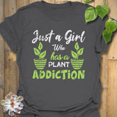 Plant Addiction T-shirt Charcoal / S T-Shirt