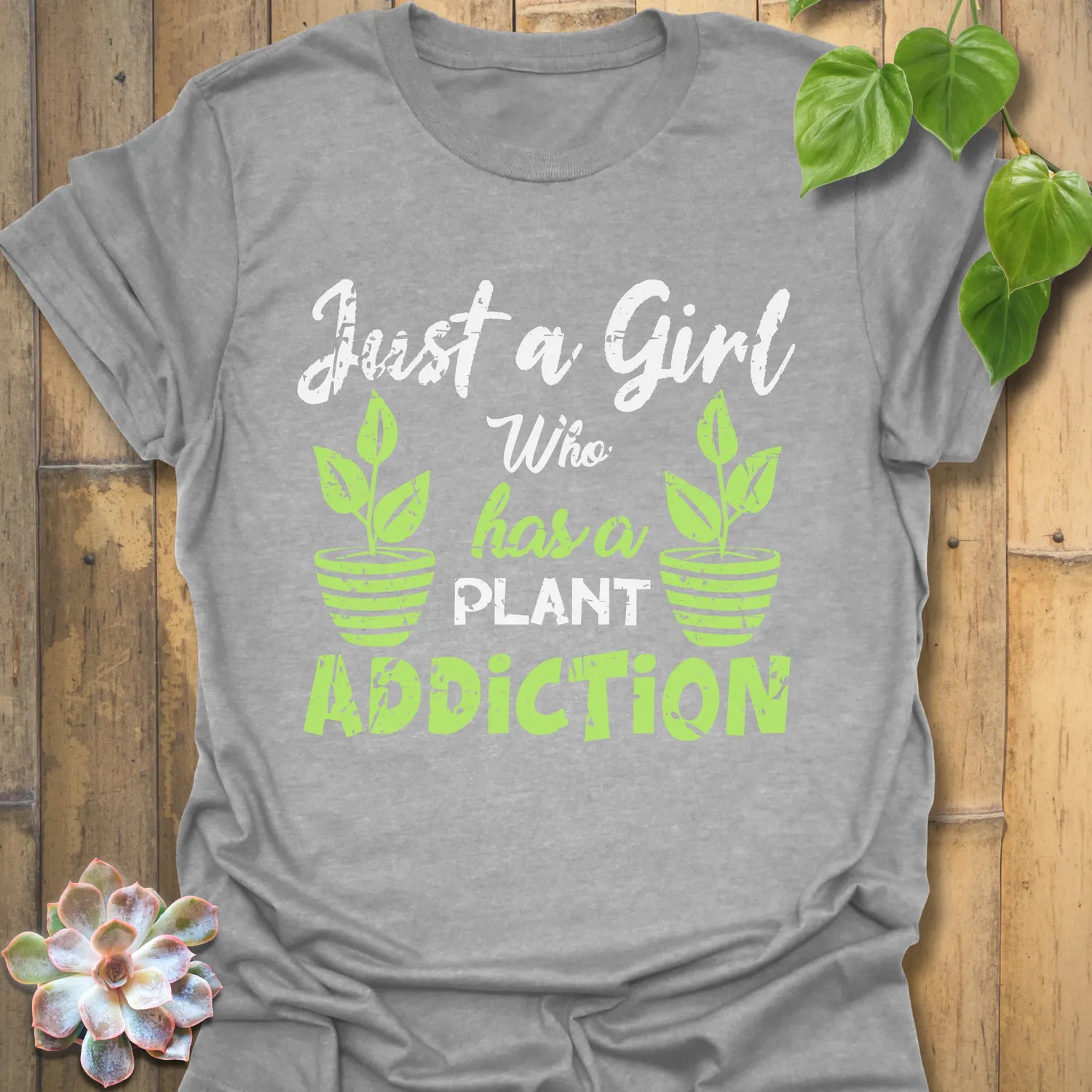 Plant Addiction T-shirt Sport Grey / S T-Shirt