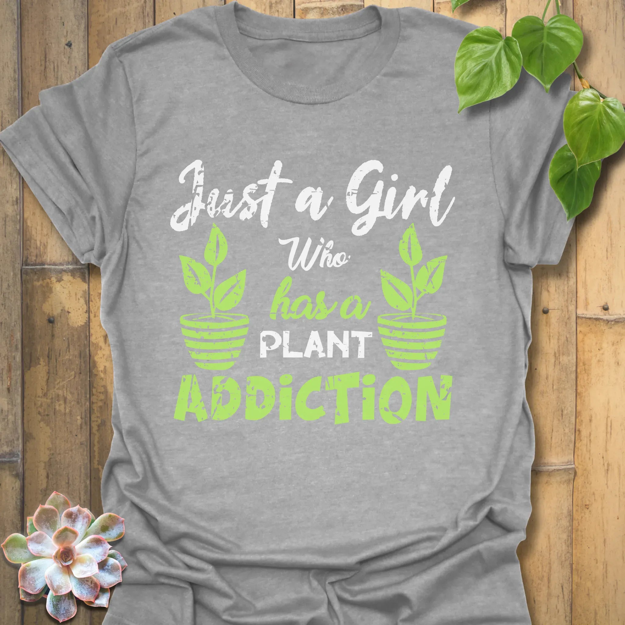 Plant Addiction T-shirt Sport Grey / S T-Shirt