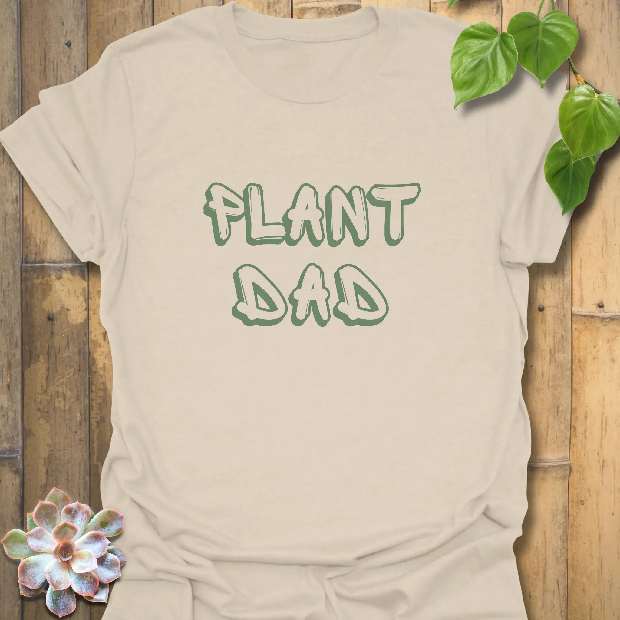 Plant Dad T-shirt Natural / S T-Shirt