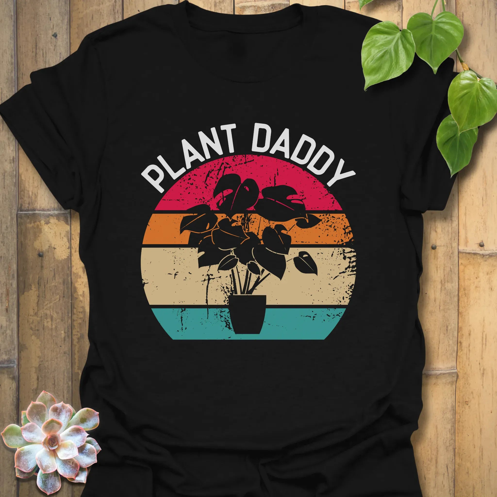 Plant Daddy T-shirt Black / S T-Shirt